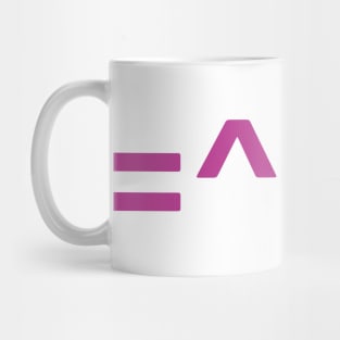 Cat Emoticon Pink Mug